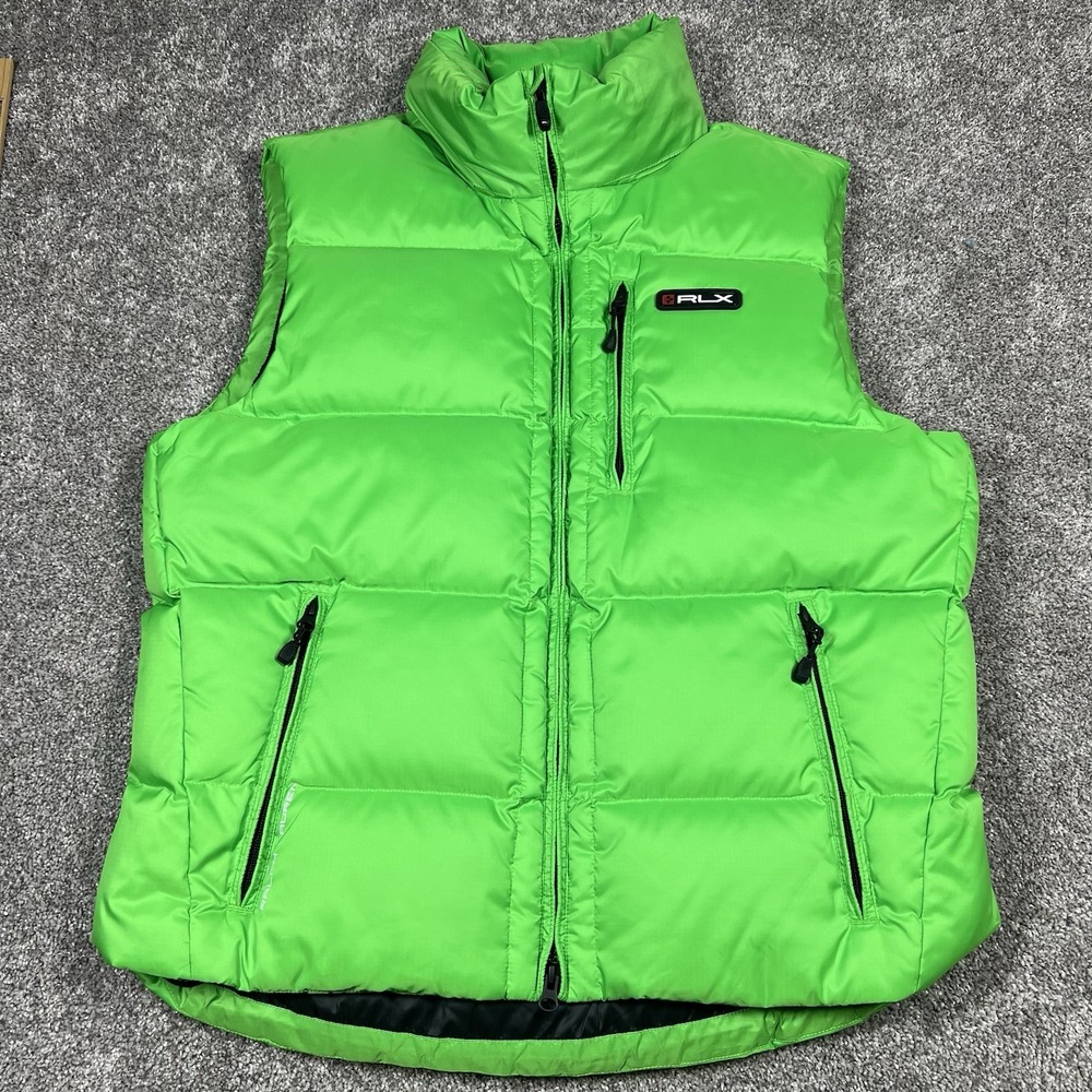 Polo Ralph Lauren RLX Performance Goose Down Vest Mens Large Puffer Gorpcore